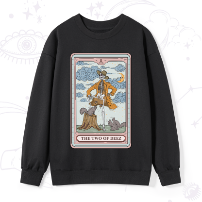 Purplehecate The Two Of Deez Tarot Sweatshirt
