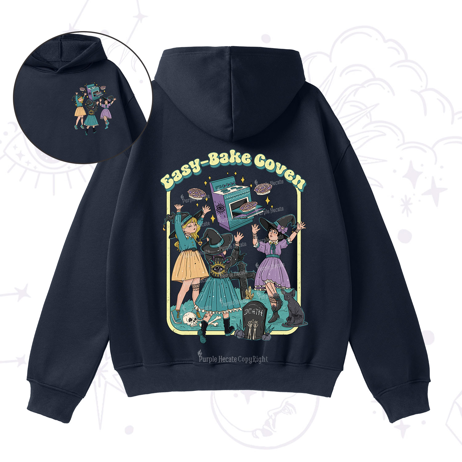 Purplehecate Easy Bake Coven Fleece Hoodie Suit