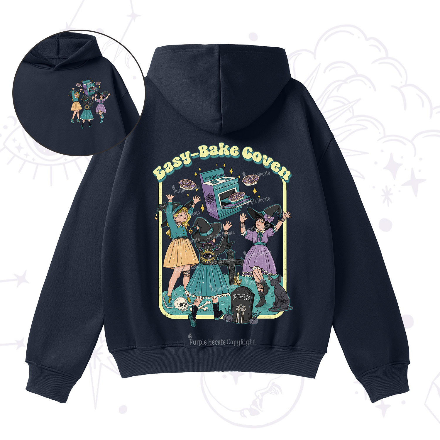 Purplehecate Easy Bake Coven Fleece Hoodie Suit