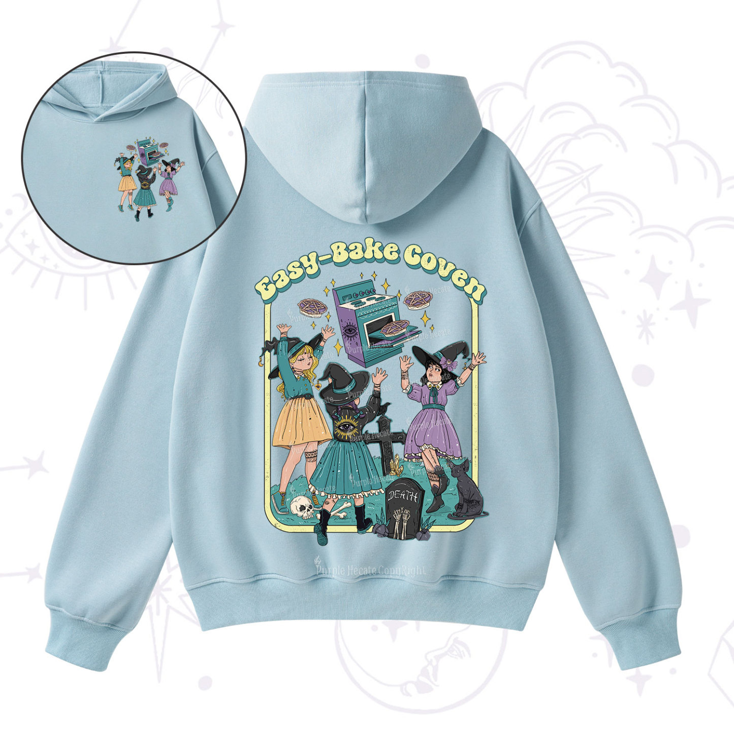 Purplehecate Easy Bake Coven Fleece Hoodie Suit