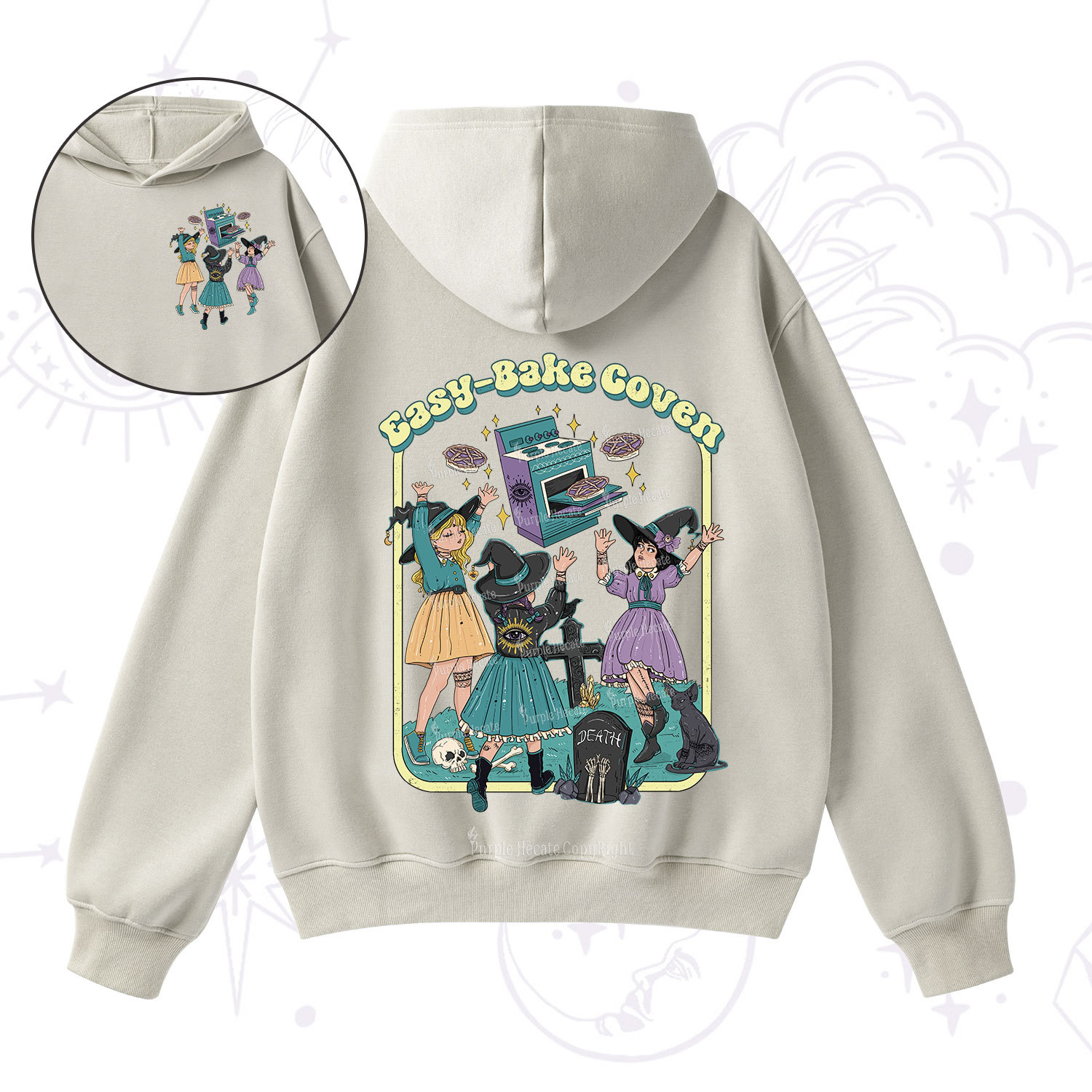Purplehecate Easy Bake Coven Fleece Hoodie Suit
