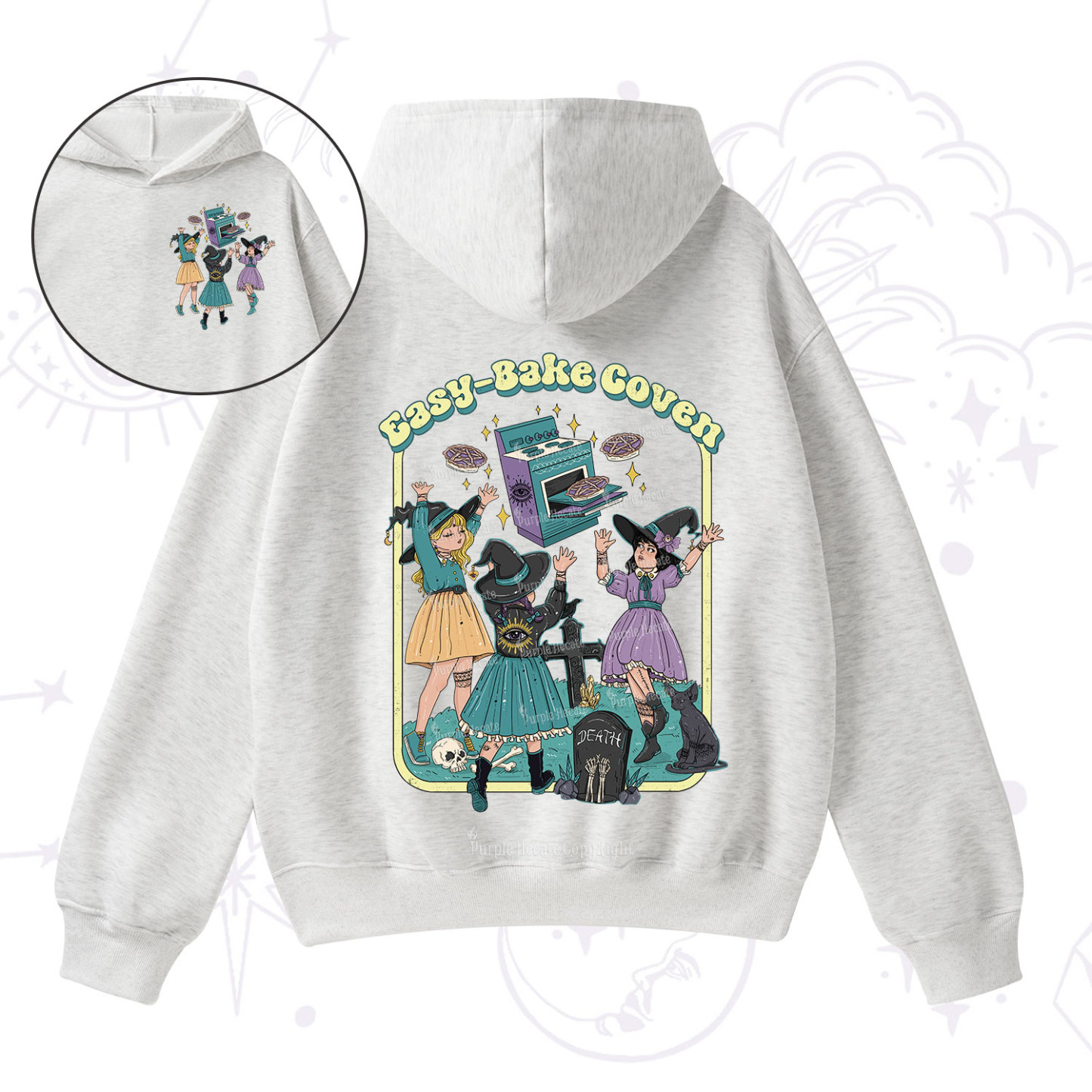 Purplehecate Easy Bake Coven Fleece Hoodie Suit