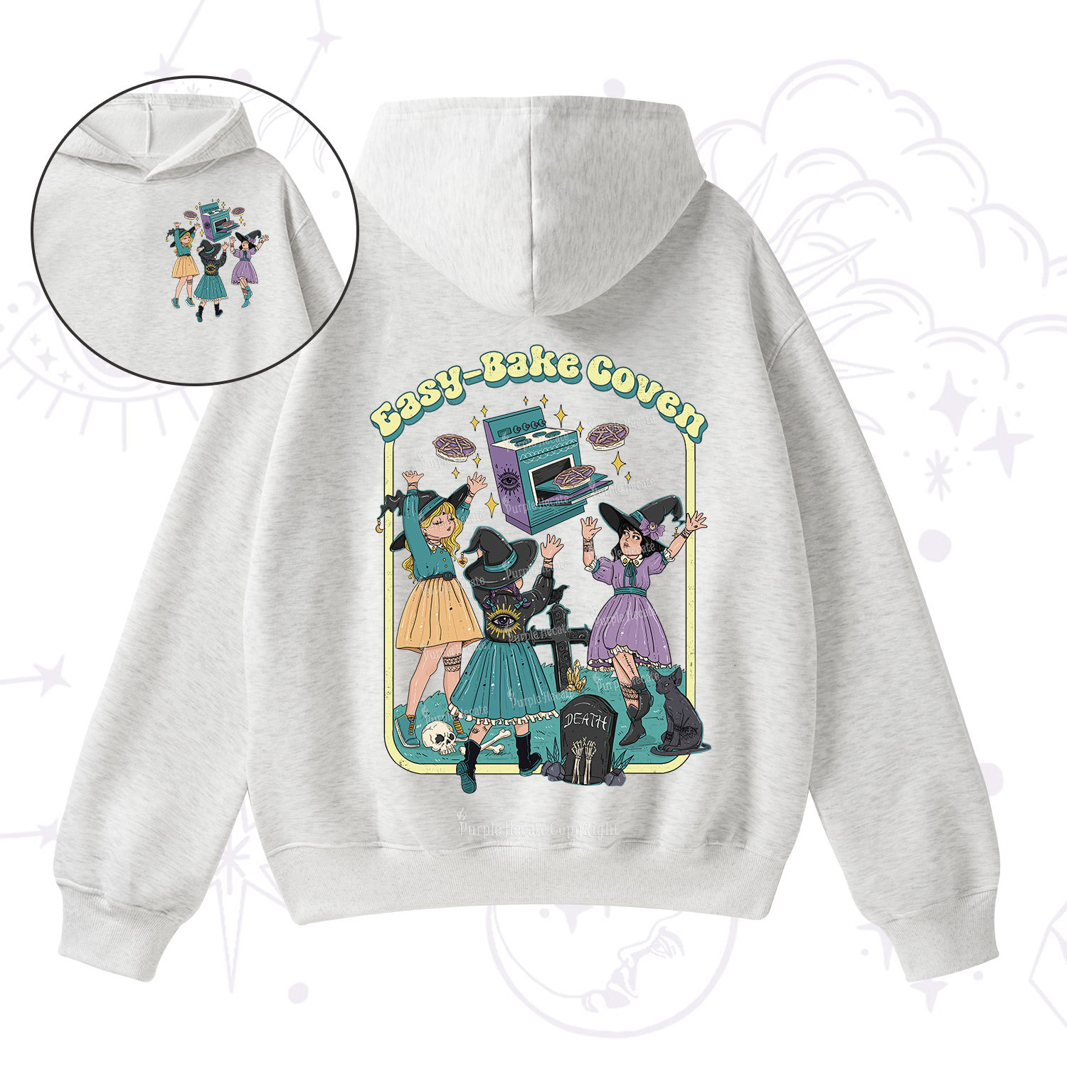 Purplehecate Easy Bake Coven Fleece Hoodie Suit