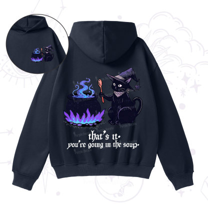 Purplehecate That's It You're Going In The Soup Fleece Hoodie Suit