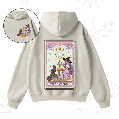 Purplehecate The Cat Witch Mom Tarot Fleece Hoodie Suit