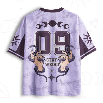 Purplehecate Occult Serpent 09 Stay Weird Mesh Jersey