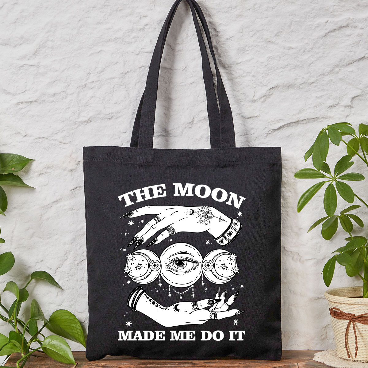 Purplehecate Funny The Moon Made Me Do It Tote Bag