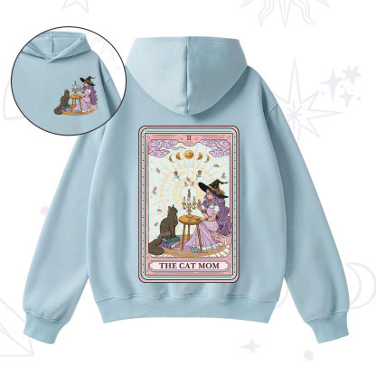 Purplehecate The Cat Witch Mom Tarot Fleece Hoodie Suit