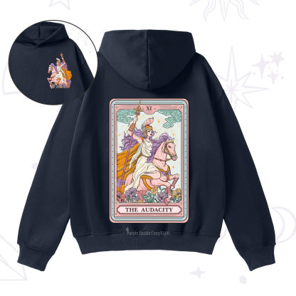 Purplehecate The Audacity Tarot Card Fleece Hoodie Suit