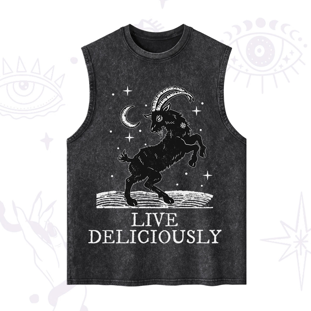 Purplehecate Live Deliciously Washed Tank