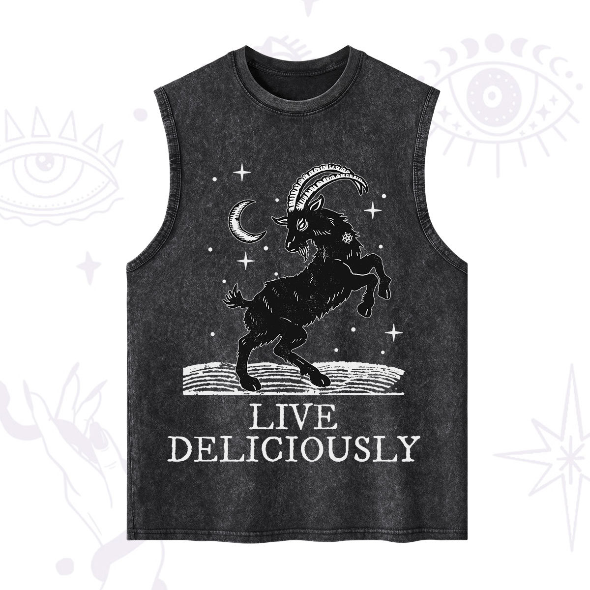 Purplehecate Live Deliciously Washed Tank