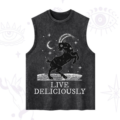 Purplehecate Live Deliciously Washed Tank