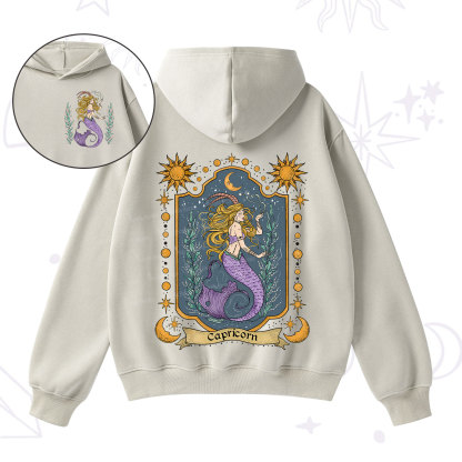 Purplehecate Capricorn Zodiac Fleece Hoodie Suit