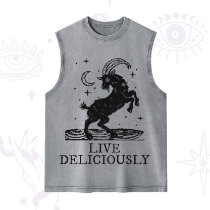 Purplehecate Live Deliciously Washed Tank