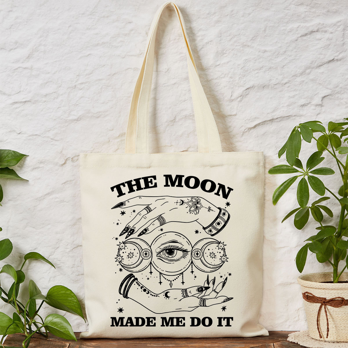 Purplehecate Funny The Moon Made Me Do It Tote Bag