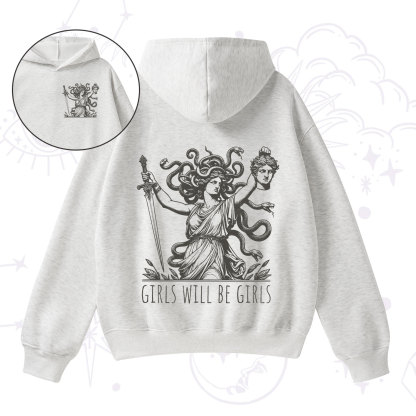 Purplehecate Girls Will Be Girls Medusa Fleece Hoodie Suit