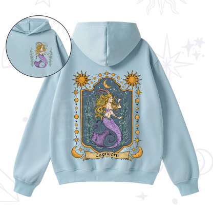 Purplehecate Capricorn Zodiac Fleece Hoodie Suit