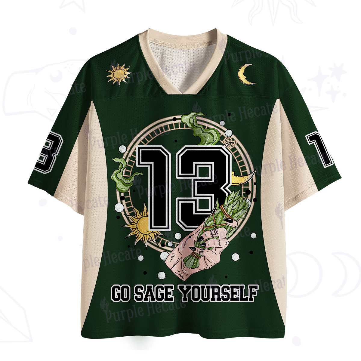 Purplehecate 13 Sage Go Sage Yourself Mesh Jersey