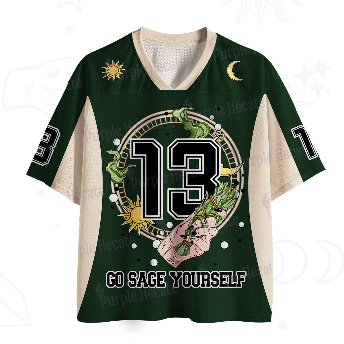 Purplehecate 13 Sage Go Sage Yourself Mesh Jersey