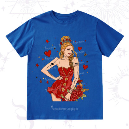 Purplehecate Eternal Bloom Heart Queen Valentine T-Shirt