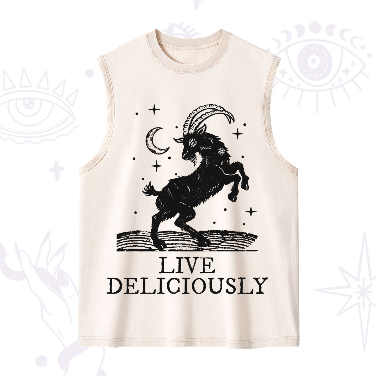 Purplehecate Live Deliciously Washed Tank
