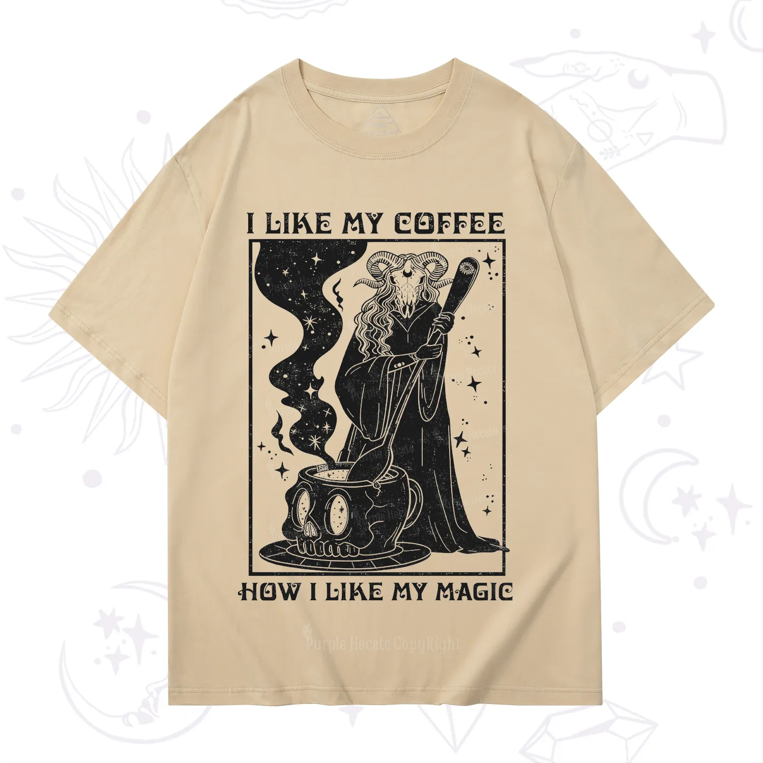 Purplehecate I Like My Coffee How I Like My Magic T-Shirt