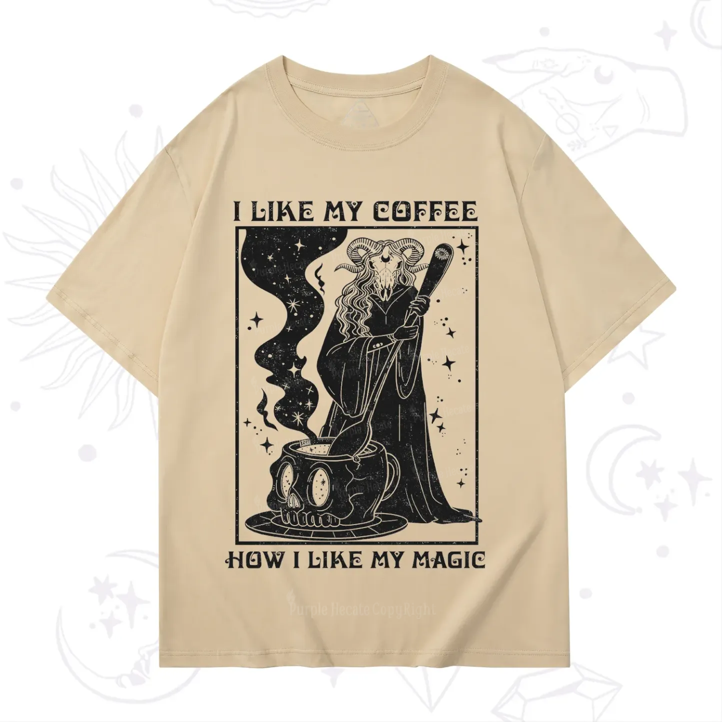 Purplehecate I Like My Coffee How I Like My Magic T-Shirt