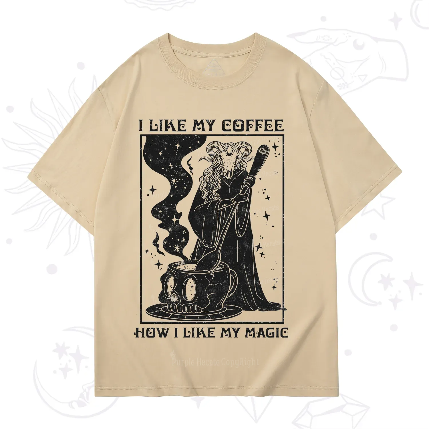 Purplehecate I Like My Coffee How I Like My Magic T-Shirt