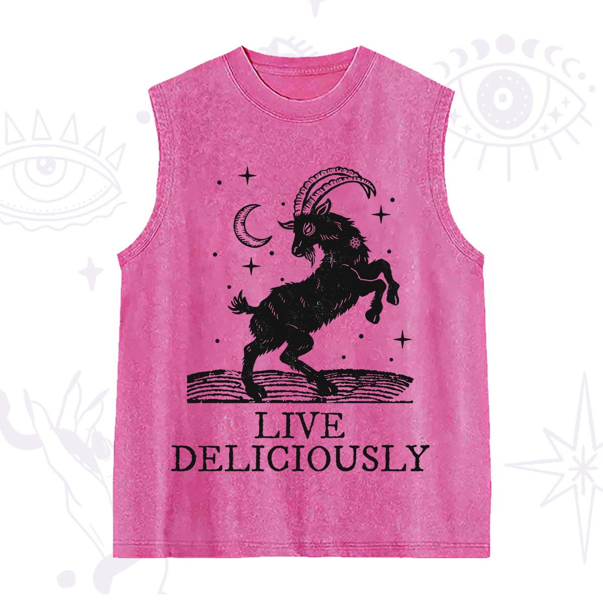 Purplehecate Live Deliciously Washed Tank