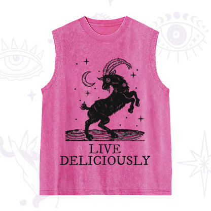 Purplehecate Live Deliciously Washed Tank