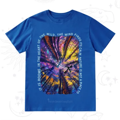 Purplehecate Forest Mindscape Night Sky T-Shirt