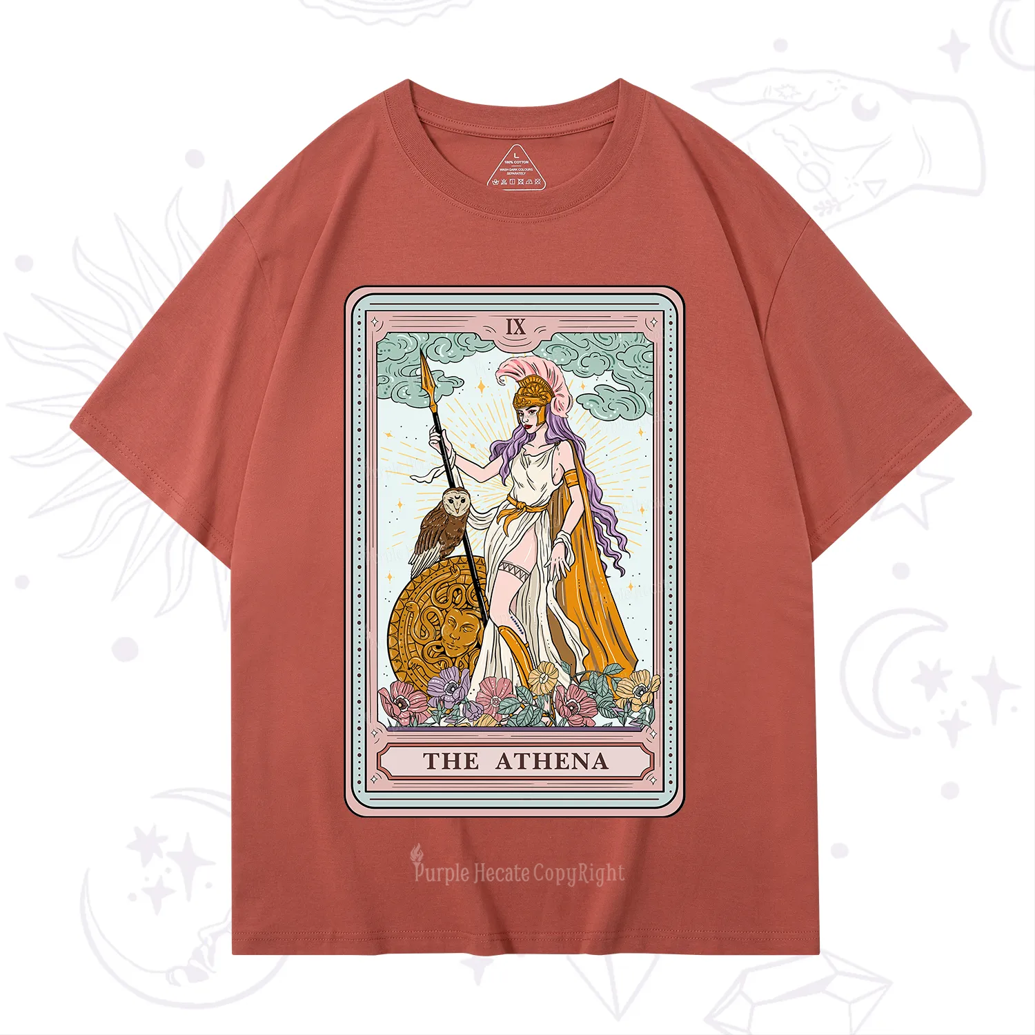 Purplehecate The Athena Tarot T-Shirt