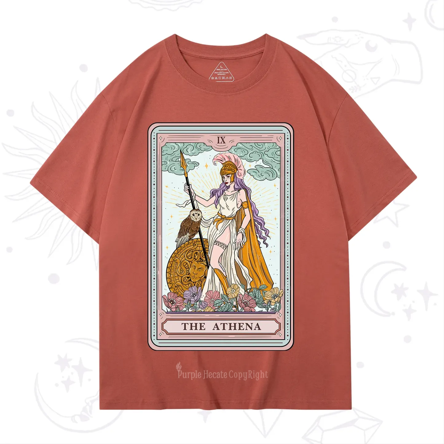 Purplehecate The Athena Tarot T-Shirt