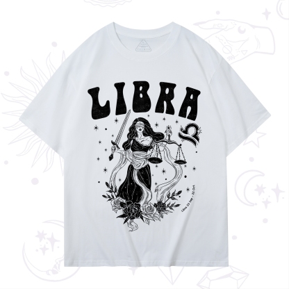 Purplehecate Libra Zodiac Glyphs T-Shirt