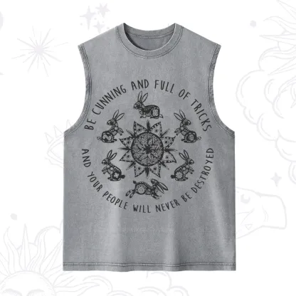 Purplehecate Cunning Rabbit Protection Spell Washed Tank