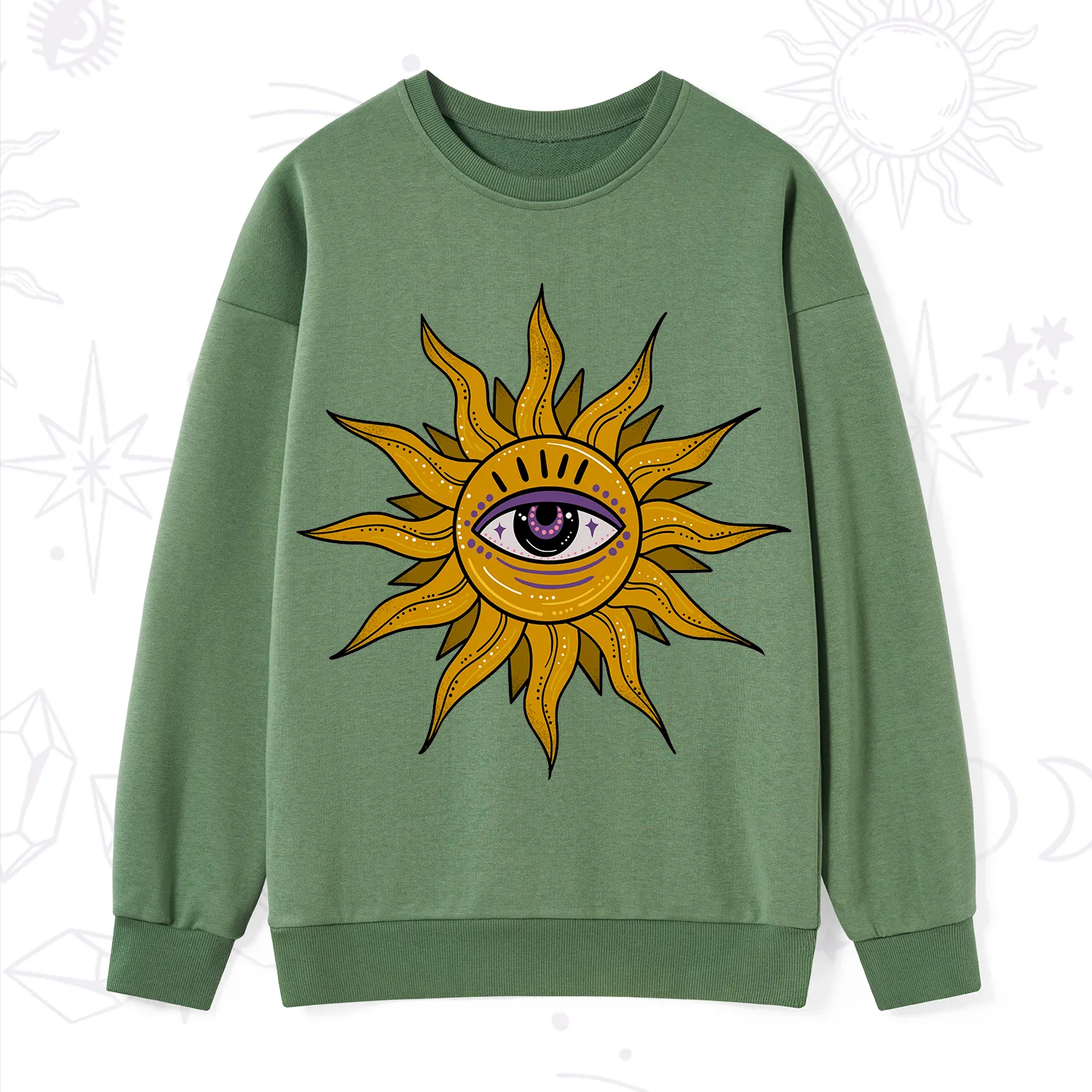 Purplehecate Eye of the Sun Sweatshirt