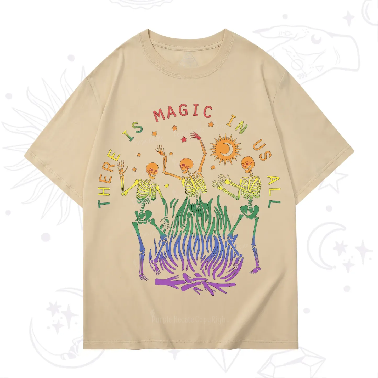 Purplehecate Pride Outfit There is Magic in Us All Back T-Shirt