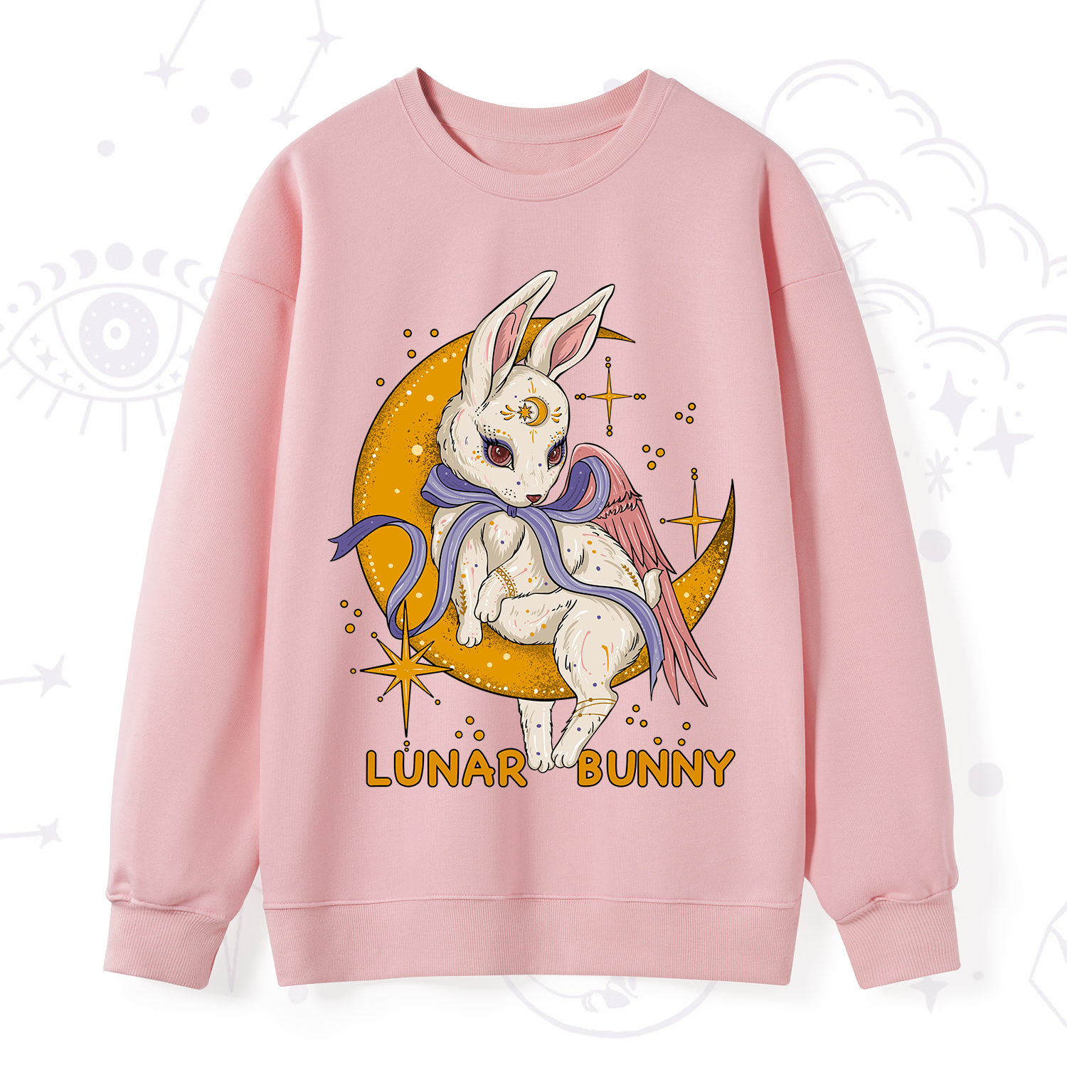Purplehecate Lunar Bunny Easter Sweatshirt