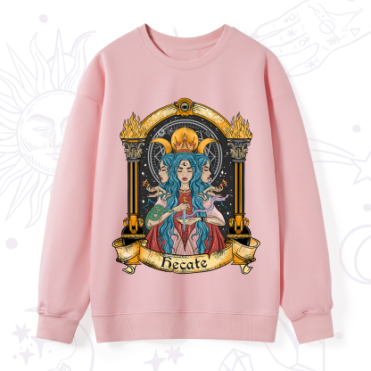 Purplehecate Triple Moon Goddess Hecate Sweatshirt