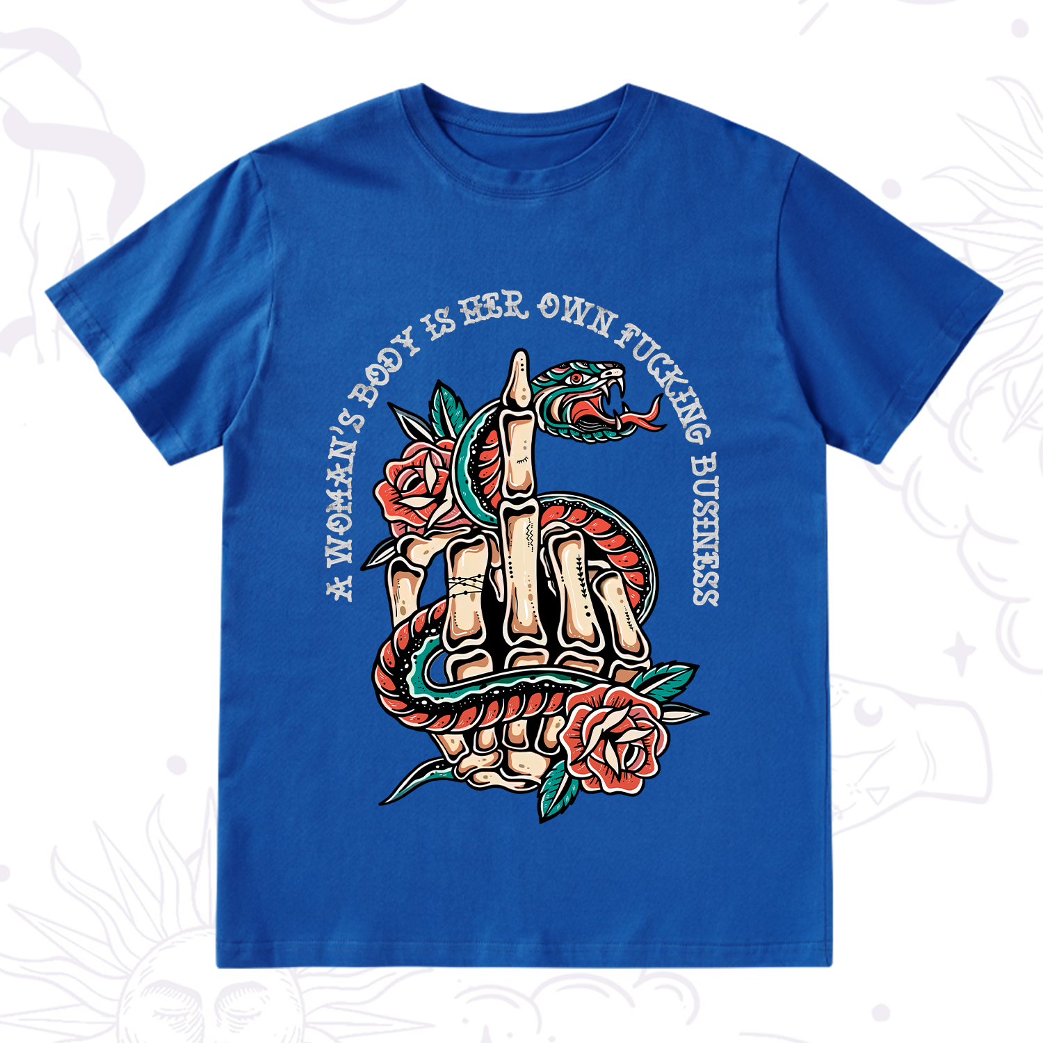 Purplehecate A Women’s Body Is Her T-Shirt