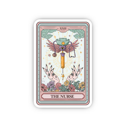 Purplehecate The ER Nurse Tarot Sticker