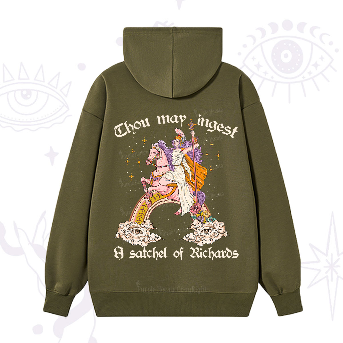 Purplehecate Thou may ingest a satchel of Richards Hoodie