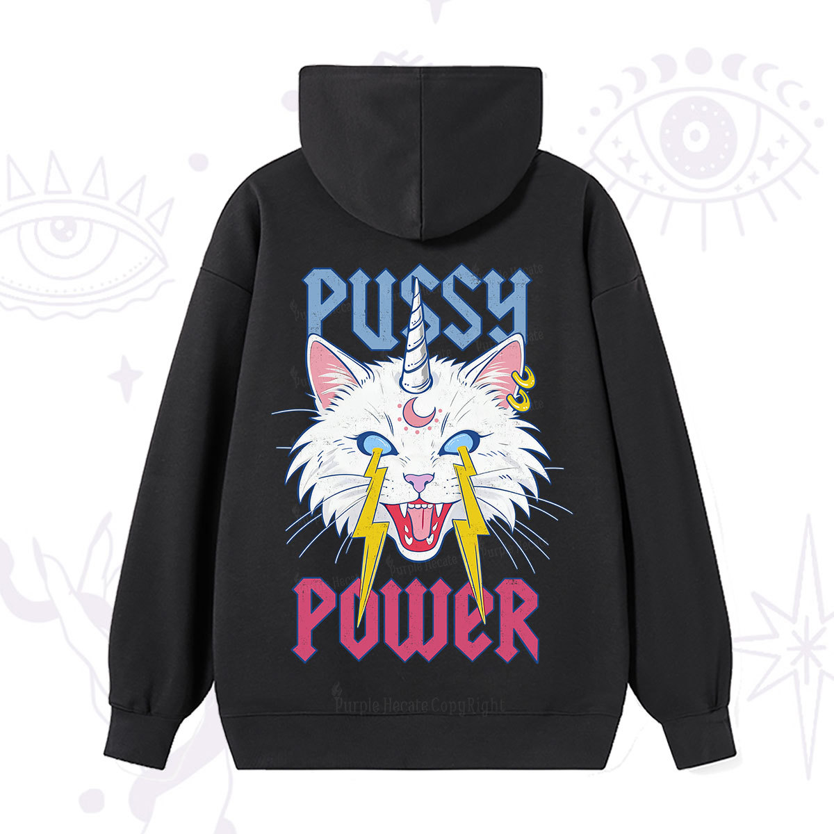 Purplehecate Pussy Power Hoodie
