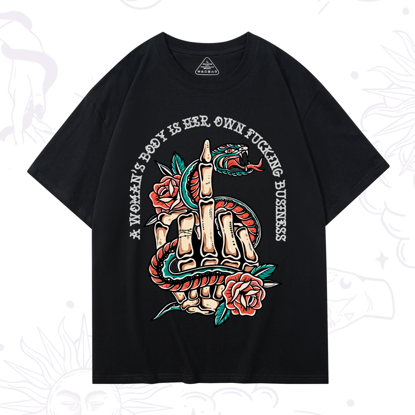 Magic Purplehecate A Women’s Body Is Her T-Shirt