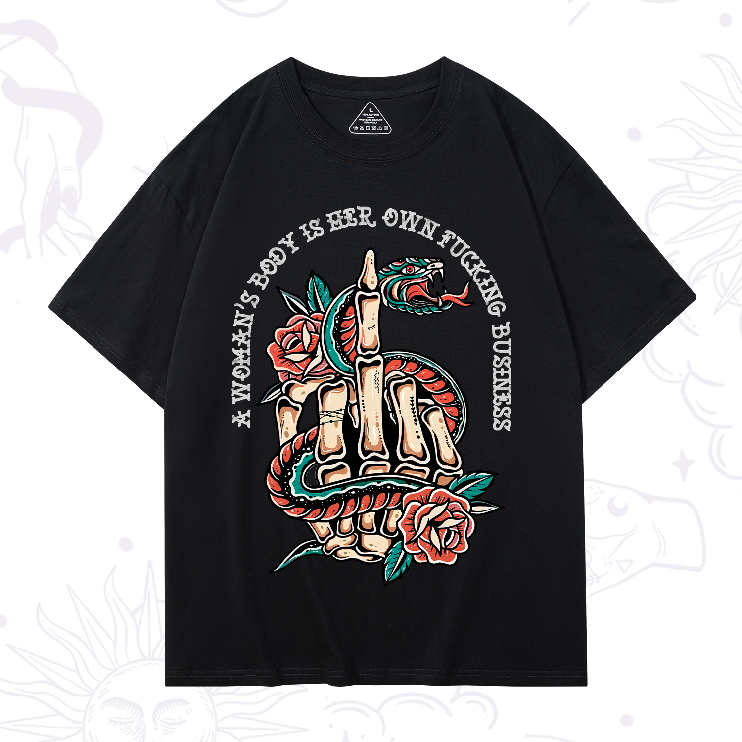 Magic Purplehecate A Women’s Body Is Her T-Shirt