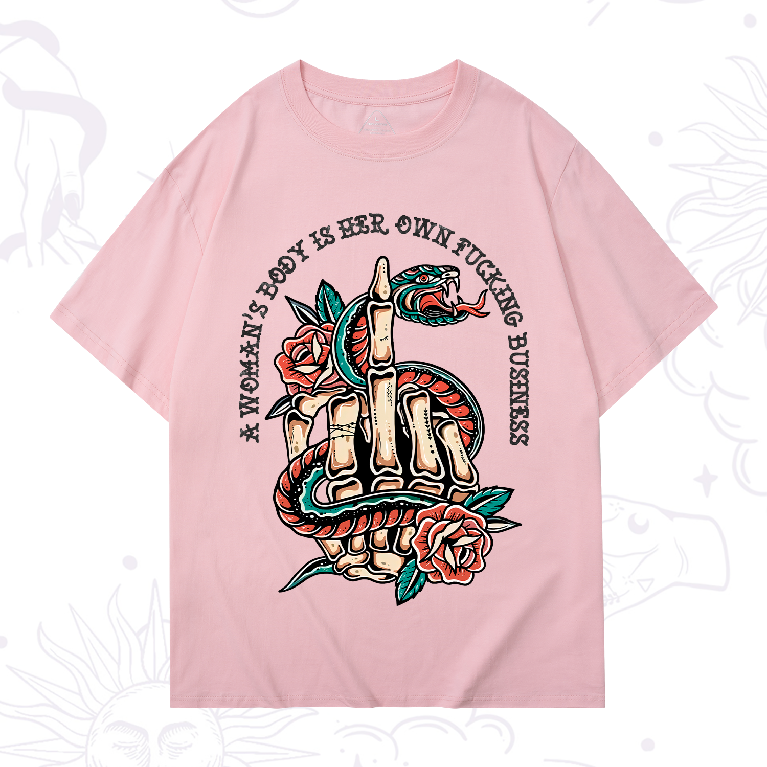 Purplehecate A Women’s Body Is Her T-Shirt