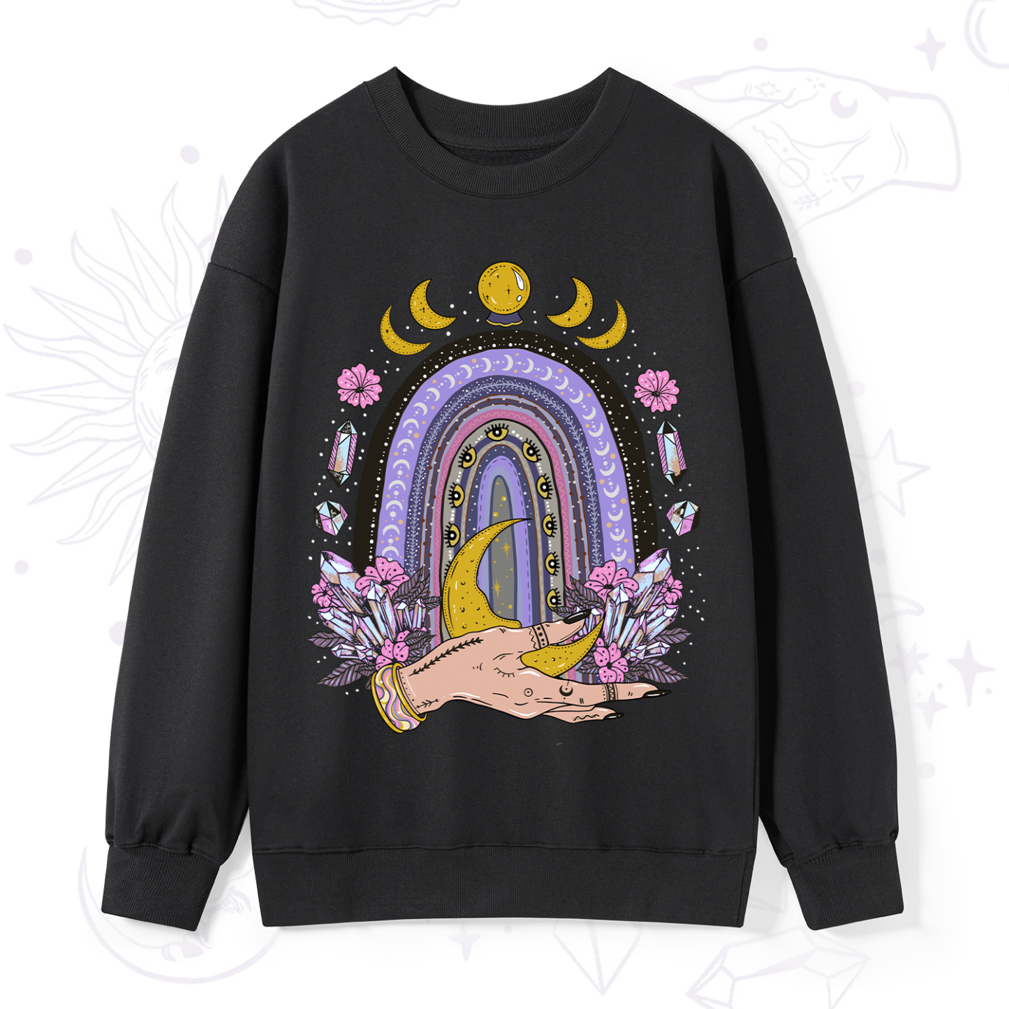 Magic Purplehecate Magic Rainbow Sweatshirt