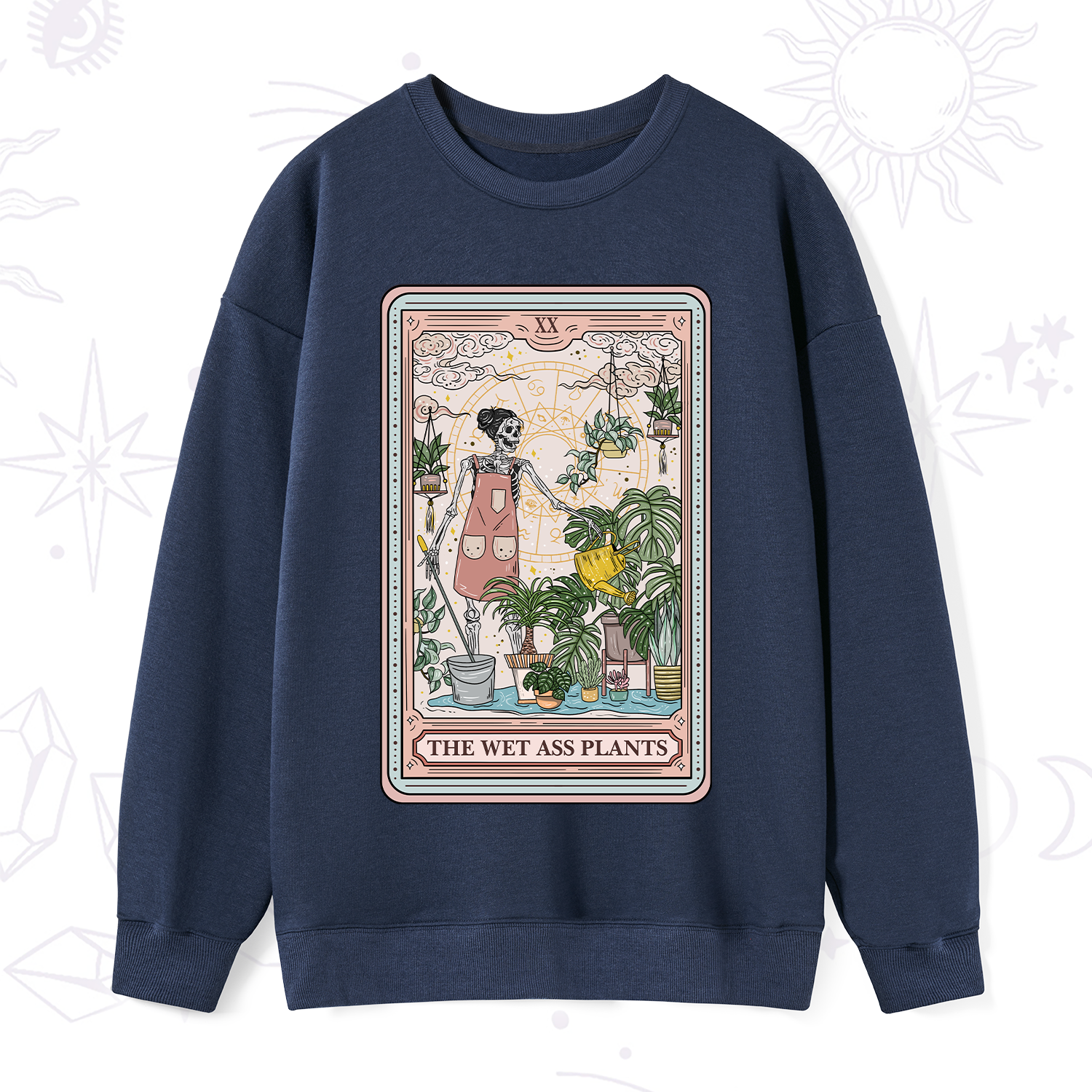 Purplehecate The Wet Ass Plants Tarot Sweatshirt
