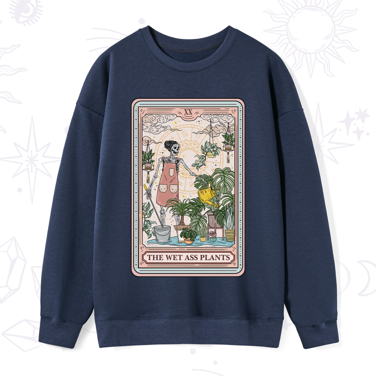Purplehecate The Wet Ass Plants Tarot Sweatshirt