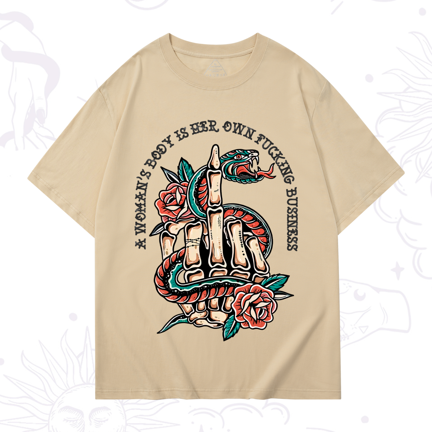 Purplehecate A Women’s Body Is Her T-Shirt